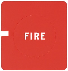 Paper Insert for Secvest 2WAY Fire Alarm Button (5 pcs)